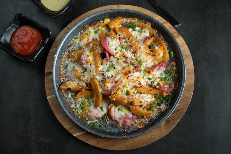 Loaded Potato Skins appetizer